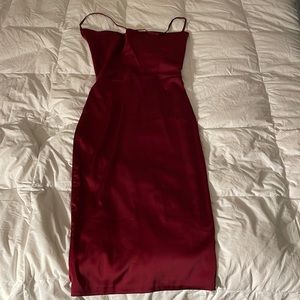 Oh Polly Cowl Neck Dress